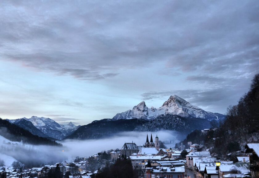 Der Watzmann von der Locksteinstrasse